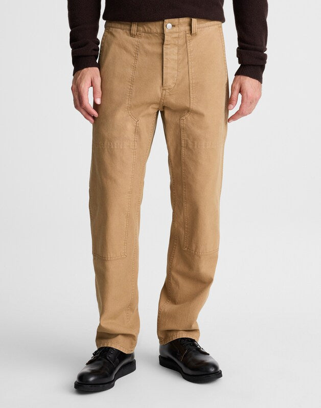 Relaxed Straight Workwear Pants MAPLE SEED
