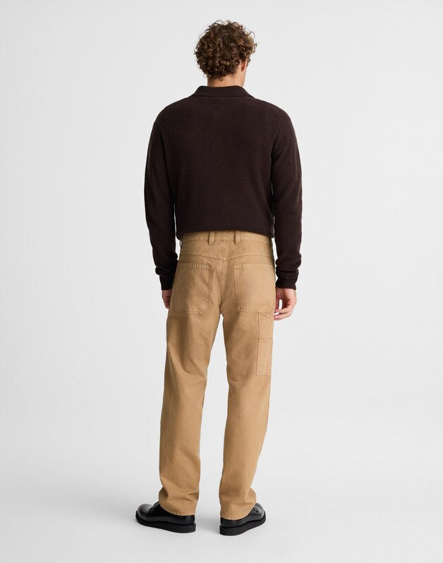 Relaxed Straight Workwear Pants MAPLE SEED