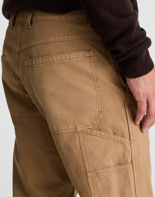 Relaxed Straight Workwear Pants MAPLE SEED