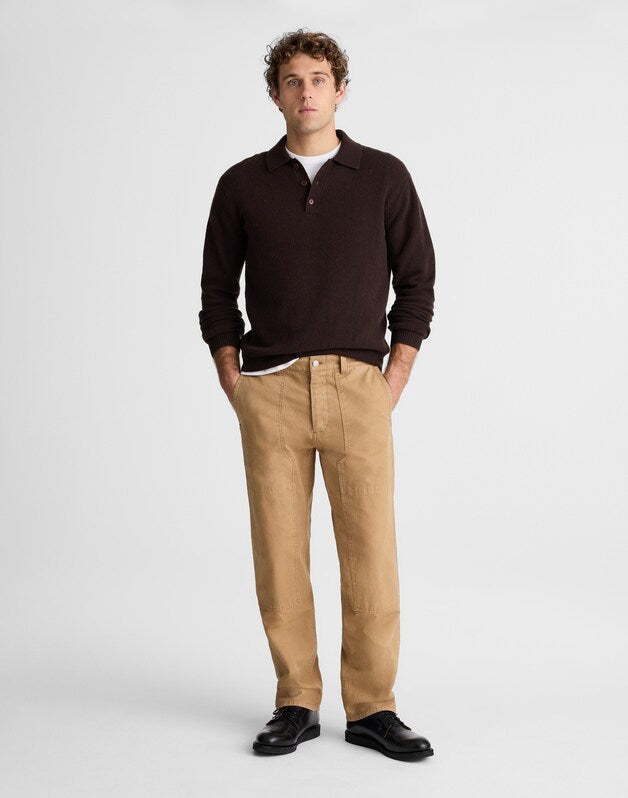 Relaxed Straight Workwear Pants MAPLE SEED