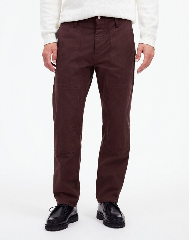 Relaxed Straight Workwear Pants ROASTED ESPRESSO