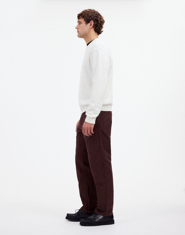 Relaxed Straight Workwear Pants ROASTED ESPRESSO