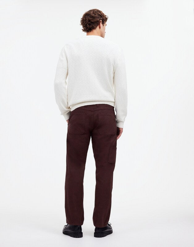 Relaxed Straight Workwear Pants ROASTED ESPRESSO