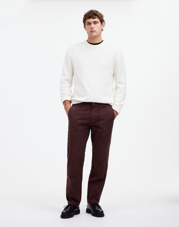 Relaxed Straight Workwear Pants ROASTED ESPRESSO
