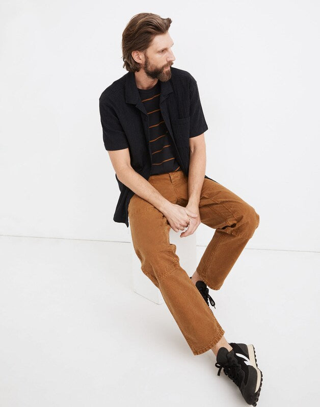 Relaxed Straight Workwear Pants DRIED CEDAR