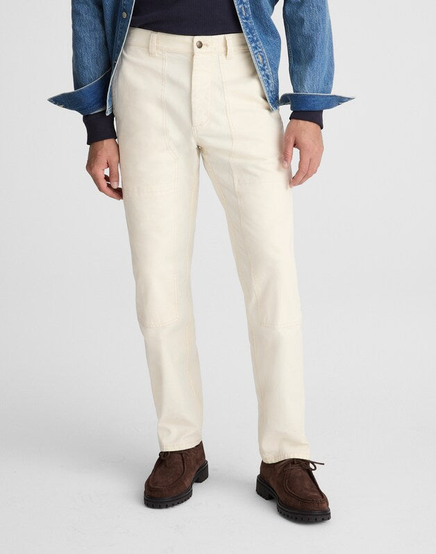 Relaxed Straight Workwear Pants VINTAGE CANVAS