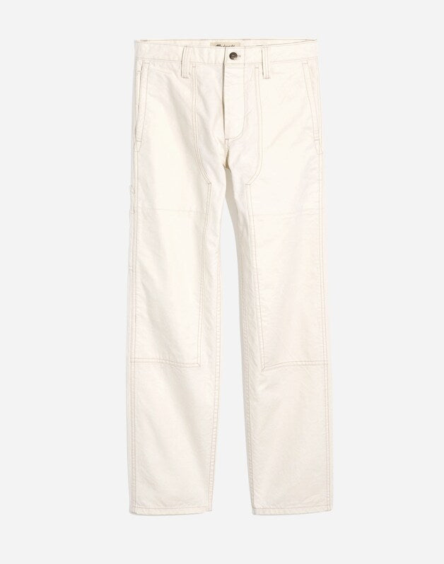Relaxed Straight Workwear Pants VINTAGE CANVAS