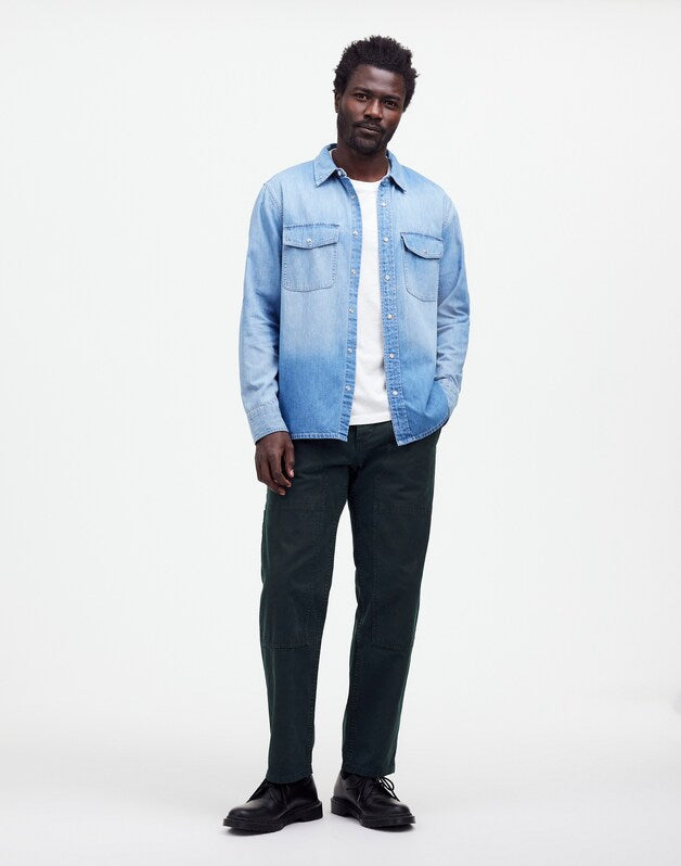 Relaxed Straight Workwear Pants DARKEST NAVY