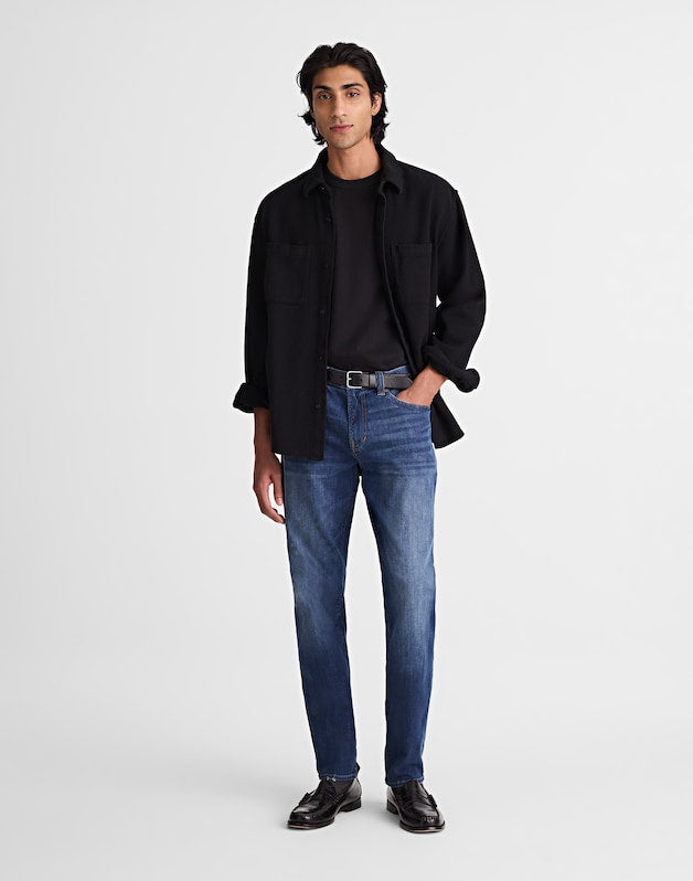 Athletic Slim Jeans in Leeward Wash: COOLMAX&reg; Denim Edition LEEWARD WASH