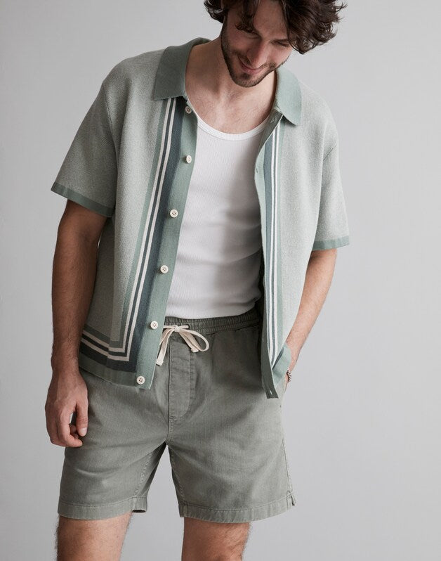 Cotton Everywear Shorts WASHED OLIVE
