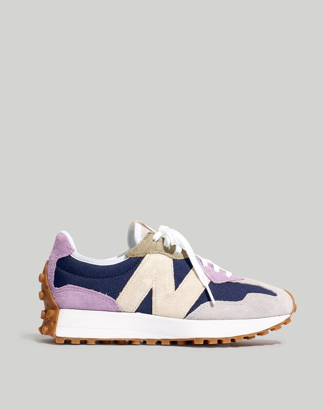 New Balance&reg; Suede 327 Sneakers NATURAL INDIGO/ RAW AMETHYST