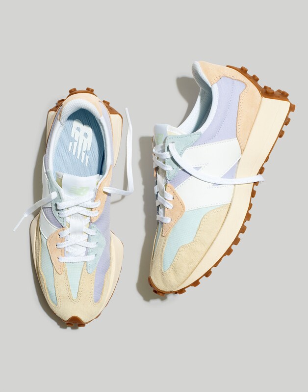 New Balance&reg; Suede 327 Sneakers WHITE/MORNING FOG FUTURES