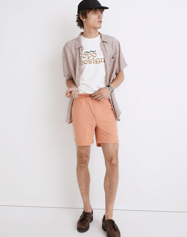 Madewell x Topo Designs&reg; River Shorts HARVEST PEACH