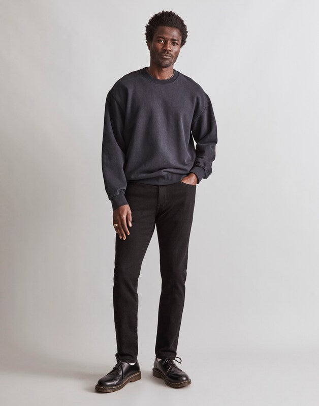 Athletic Slim Jeans in Black Wash BLACK