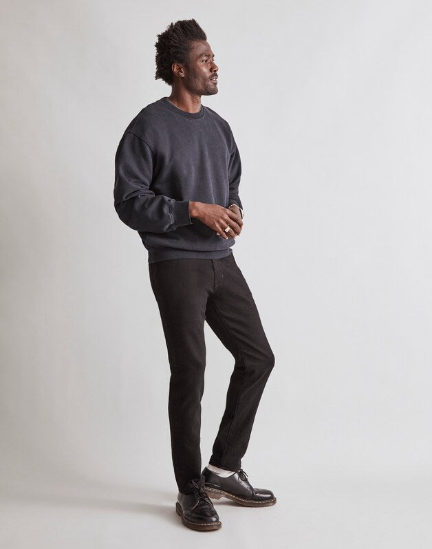Athletic Slim Jeans in Black Wash BLACK