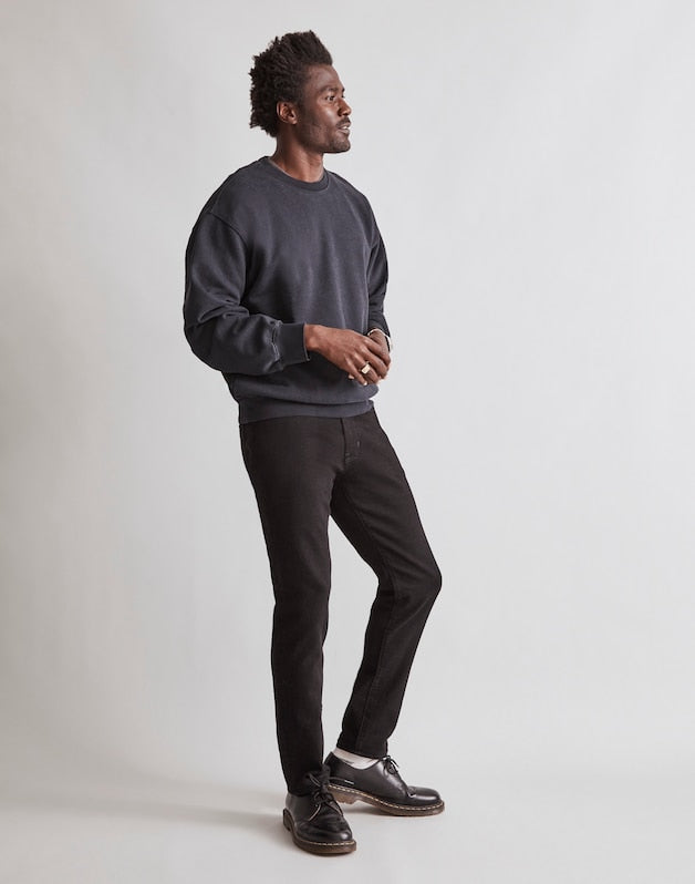 Athletic Slim Jeans in Black Wash BLACK
