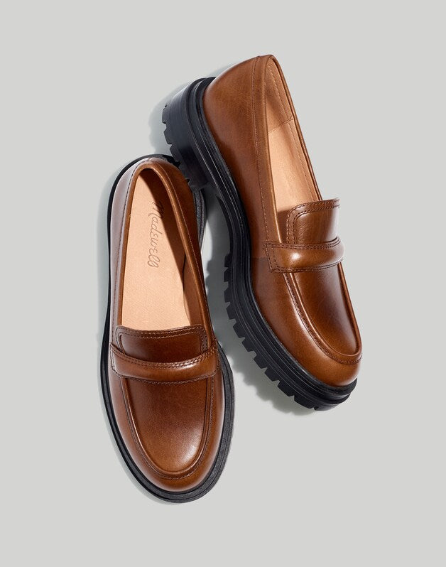 The Bradley Lugsole Loafer in Leather STABLE