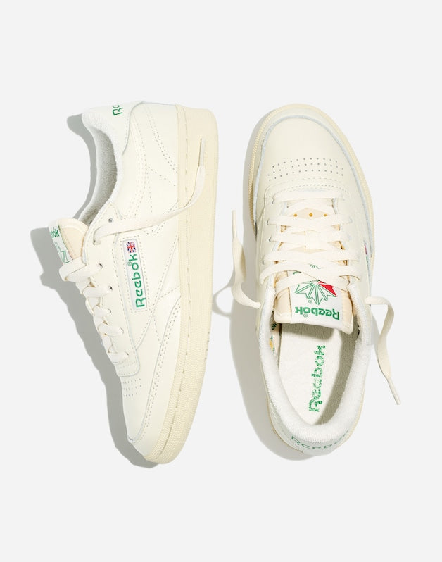 Reebok&reg; Club C 85 Vintage Sneakers CHALK/ALABASTER/GLEN GREEN