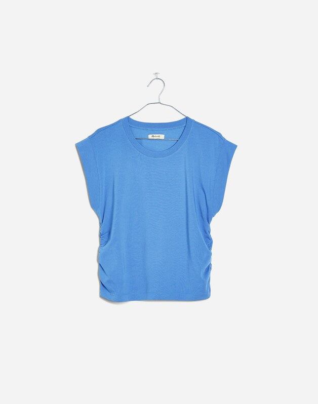 Side-Cinch Muscle Tee CELESTE