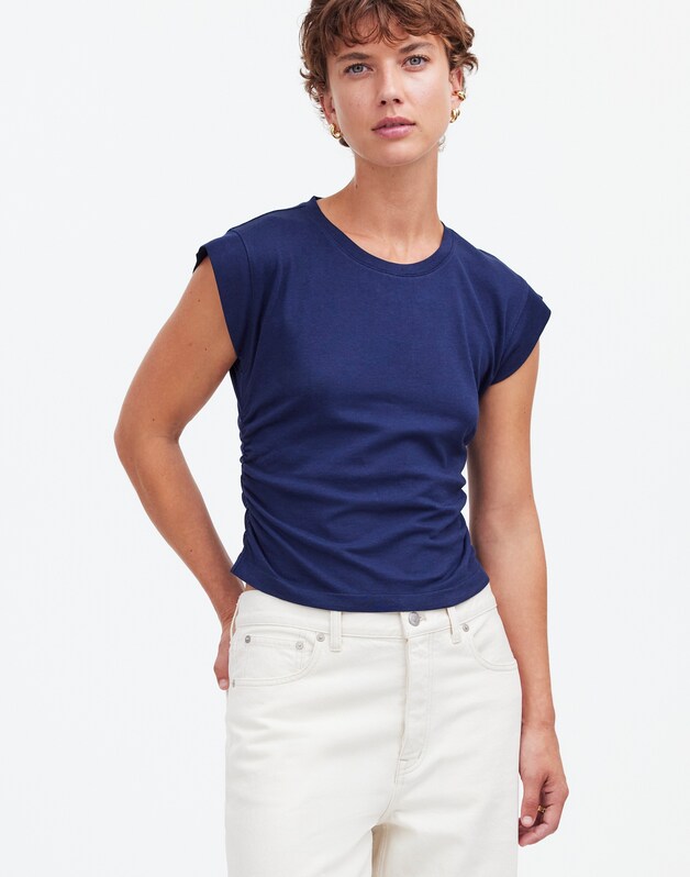 Side-Cinch Muscle Tee DARK NIGHTFALL