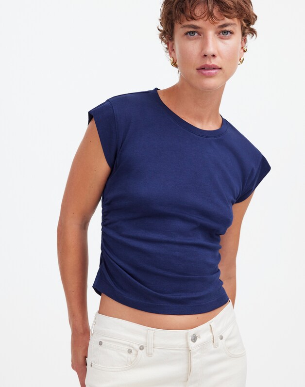 Side-Cinch Muscle Tee DARK NIGHTFALL