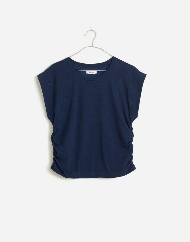 Side-Cinch Muscle Tee DARK NIGHTFALL
