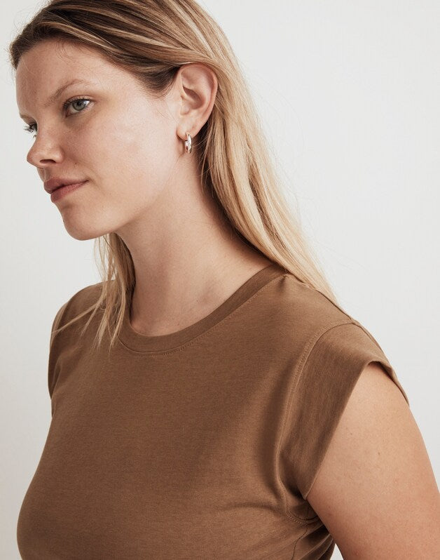 Side-Cinch Muscle Tee FADED BIRCH