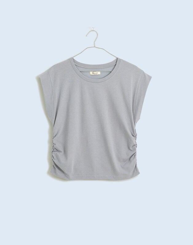 Side-Cinch Muscle Tee DUSK GREY