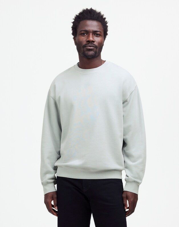 The McCarren Crewneck GLASSWARE BLUE