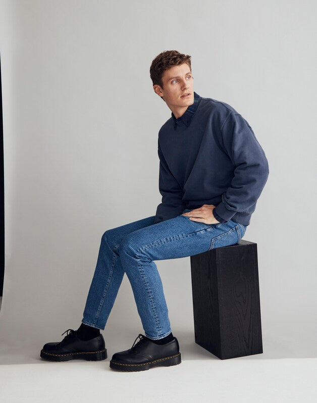The McCarren Crewneck CRAFTSMAN BLUE