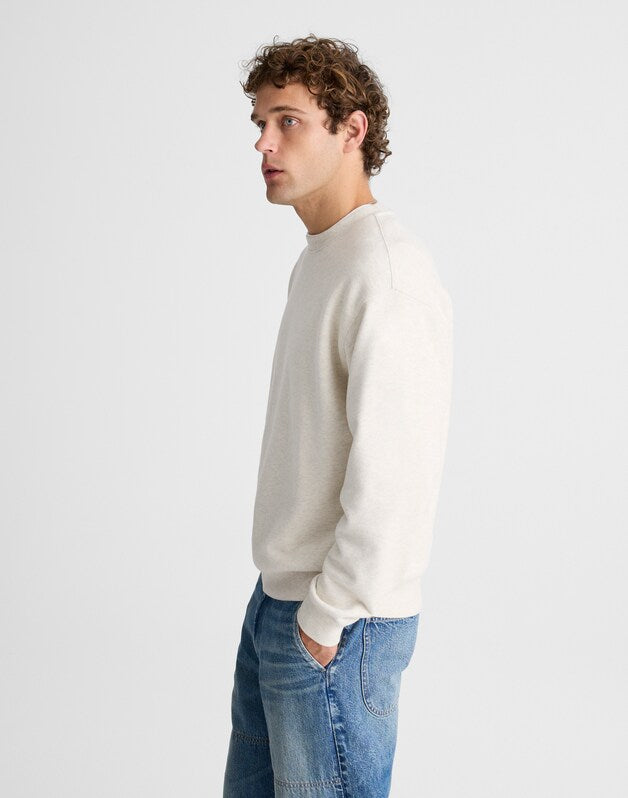The McCarren Crewneck HTHR NATURAL