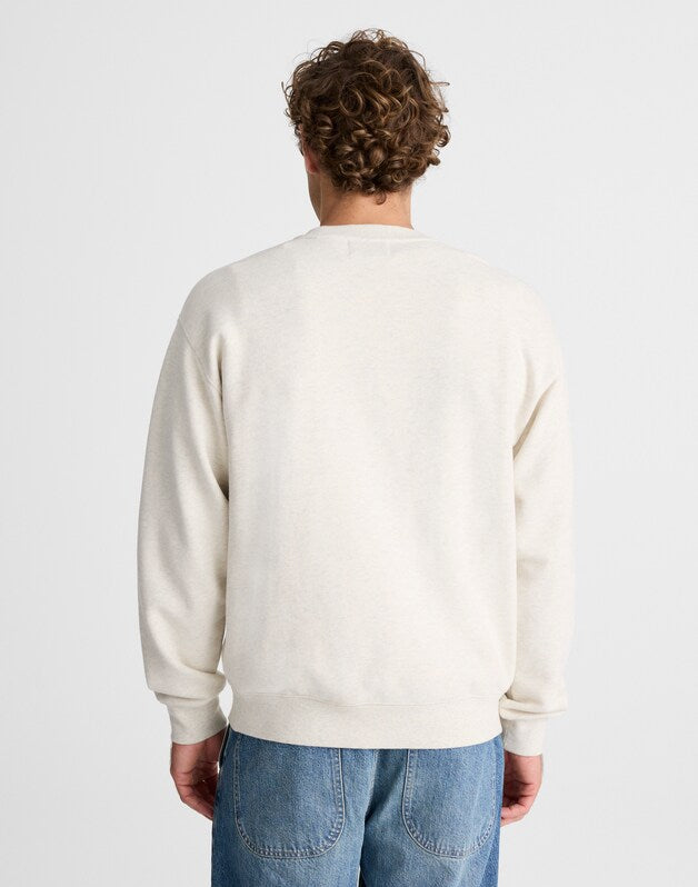 The McCarren Crewneck HTHR NATURAL