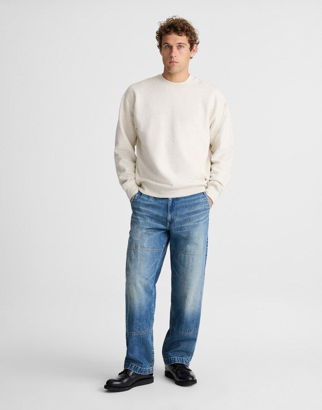 The McCarren Crewneck HTHR NATURAL