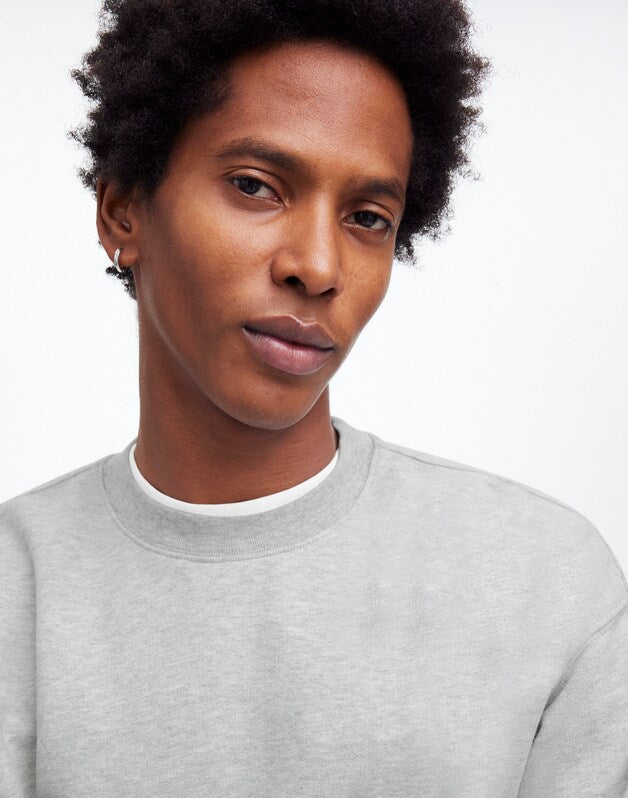 The McCarren Crewneck LIGHT HEATHER GREY