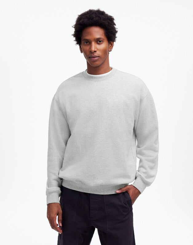 The McCarren Crewneck LIGHT HEATHER GREY