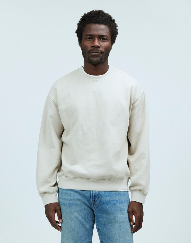 The McCarren Crewneck BLEACHED CANVAS