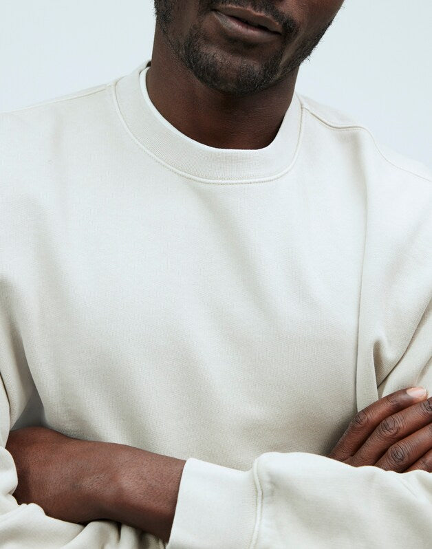 The McCarren Crewneck BLEACHED CANVAS