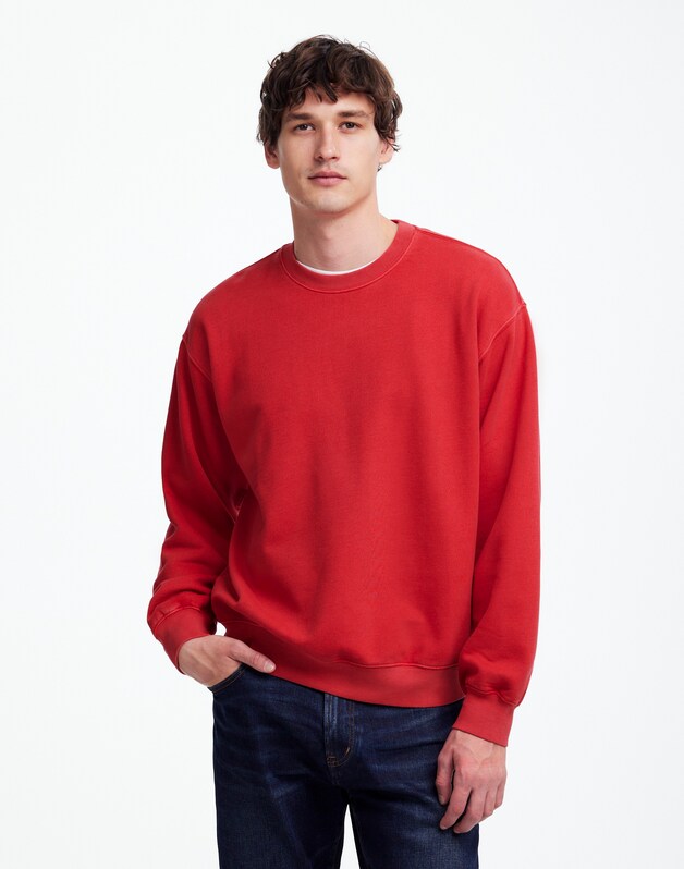 The McCarren Crewneck CRIMSON BERRY