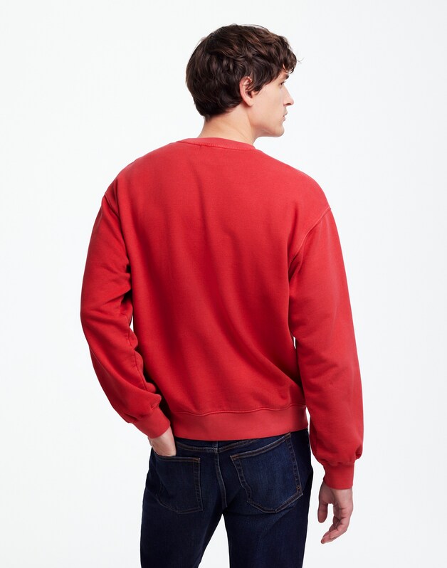 The McCarren Crewneck CRIMSON BERRY