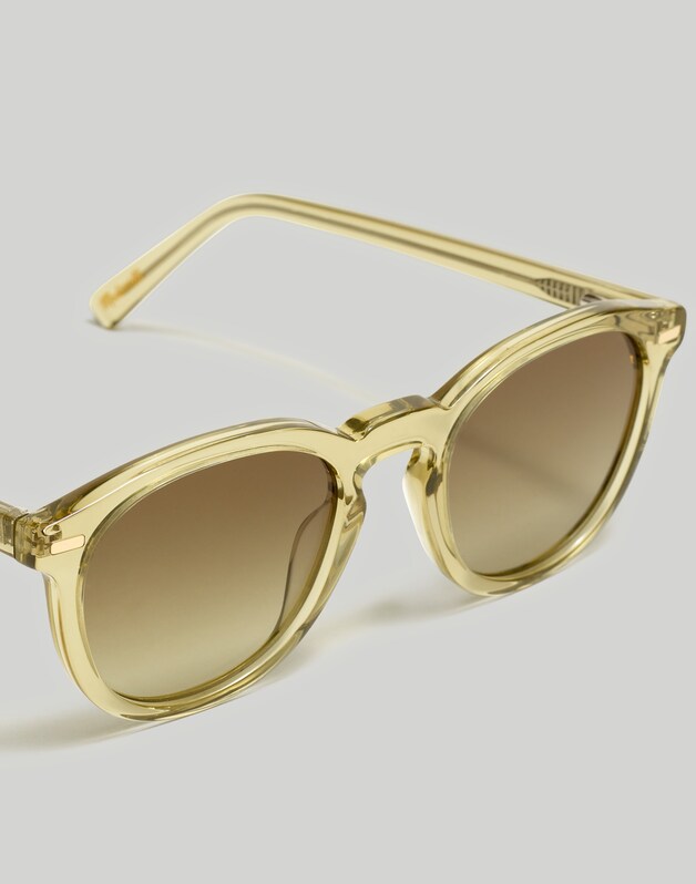 Round Acetate Sunglasses GILDED MOSS
