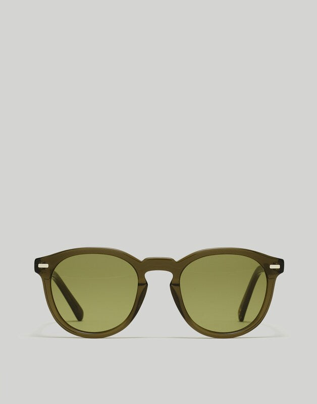 Round Acetate Sunglasses FADED CACTUS