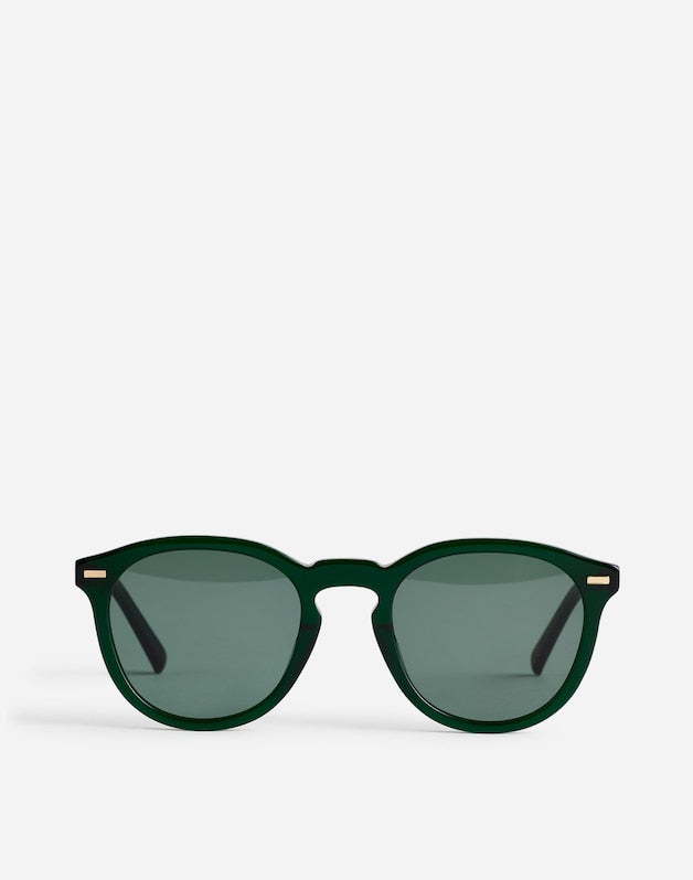 Round Acetate Sunglasses SPRUCE