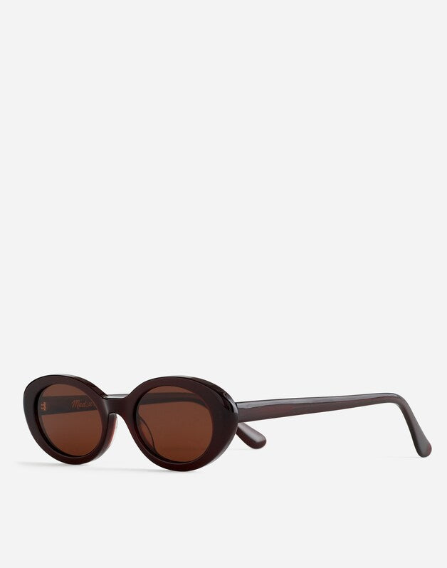 Russell Oval Sunglasses DARK CAROB