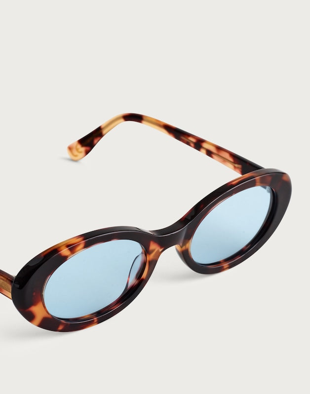 Russell Oval Sunglasses WHISKY TORT