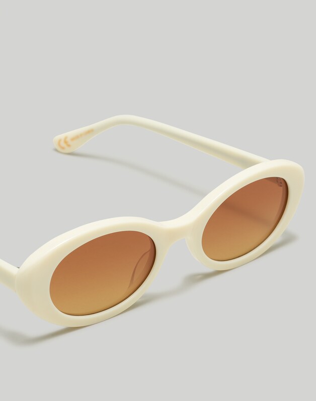 Russell Oval Sunglasses ANTIQUE CREAM