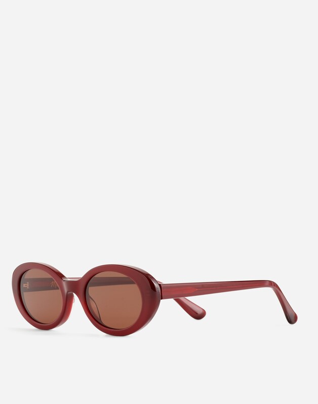 Russell Oval Sunglasses DUSTY BURGUNDY