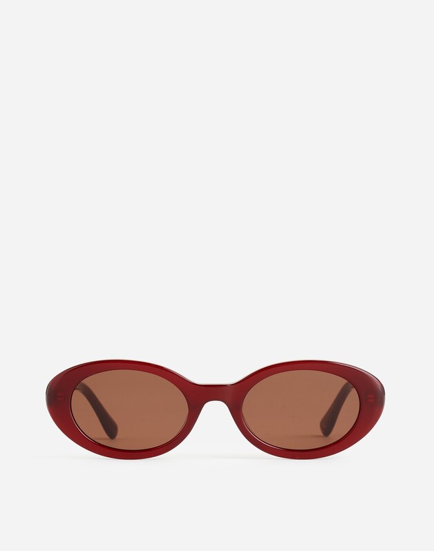 Russell Oval Sunglasses DUSTY BURGUNDY