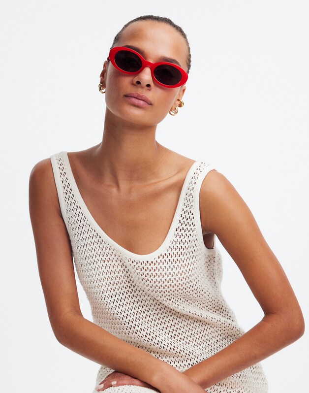 Russell Oval Sunglasses ROUGE