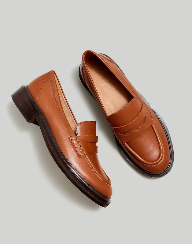 The Vernon Loafer in Leather DRIED MAPLE