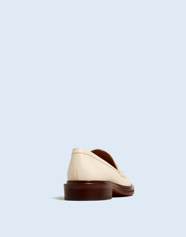 The Vernon Loafer in Leather ECRU